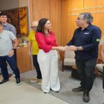 Superintendente do DNIT em mais uma viagem ao Juruá faz visita institucional a prefeita em exercício Delcimar Leite