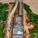 Obras de prolongamento da ponte sobre o Rio Tarauacá na BR-364 chegam à fase de concretagem