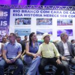 Bocalom e Bittar unem discurso de direita em inauguração de viaduto e exaltam Bolsonaro no Acre