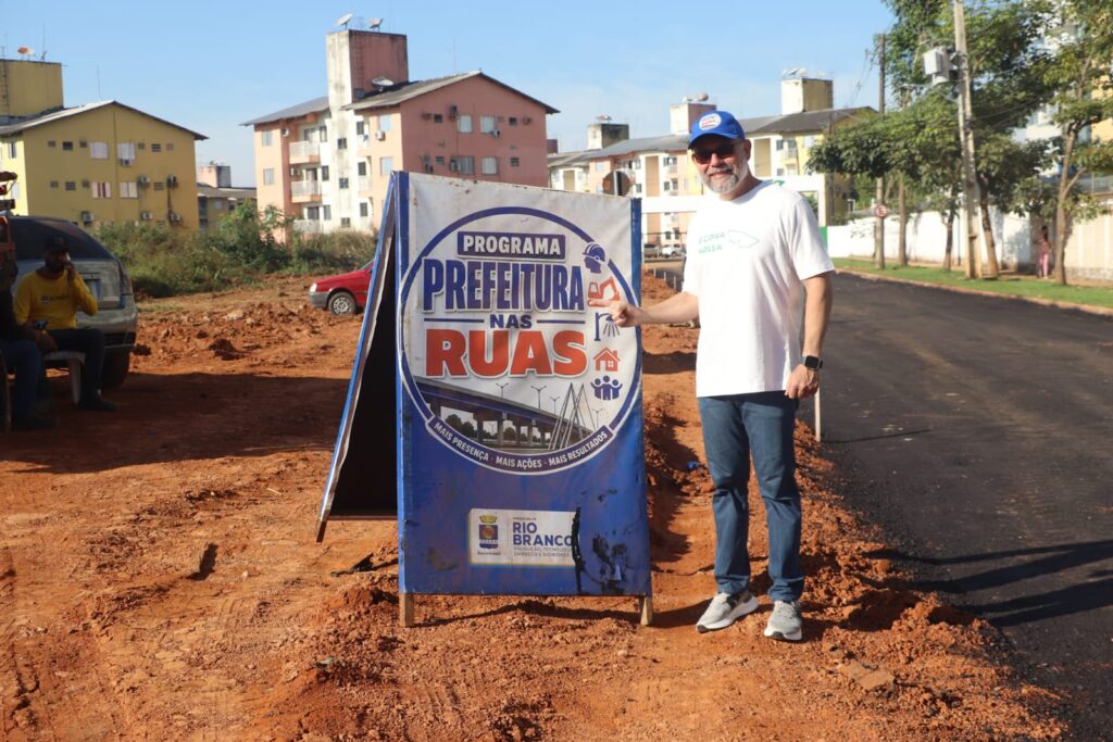 Alysson acompanha obras e reforça entrega de novas moradias em Rio Branco