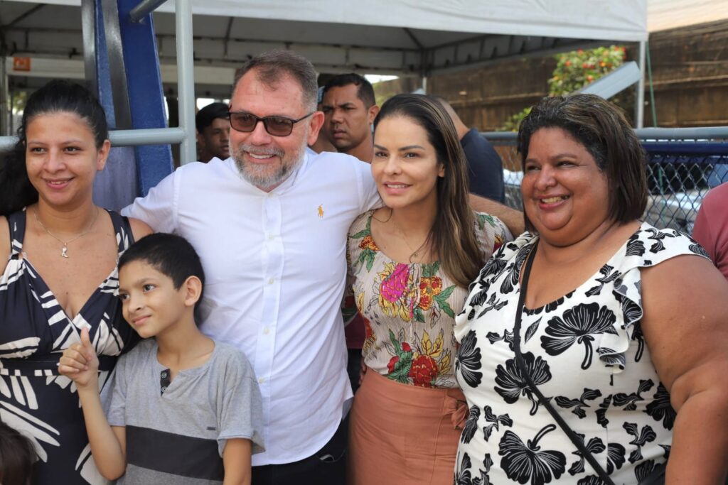 Prefeitura de Rio Branco reinaugura quadra esportiva na Vila Jerusalém após revitalização