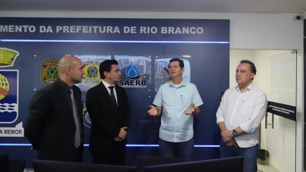 Rio Branco e governo do Acre alinham integração de câmeras para reforçar segurança pública