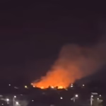Incêndio de grandes proporções atinge área de mata no Alto Alegre, em Rio Branco