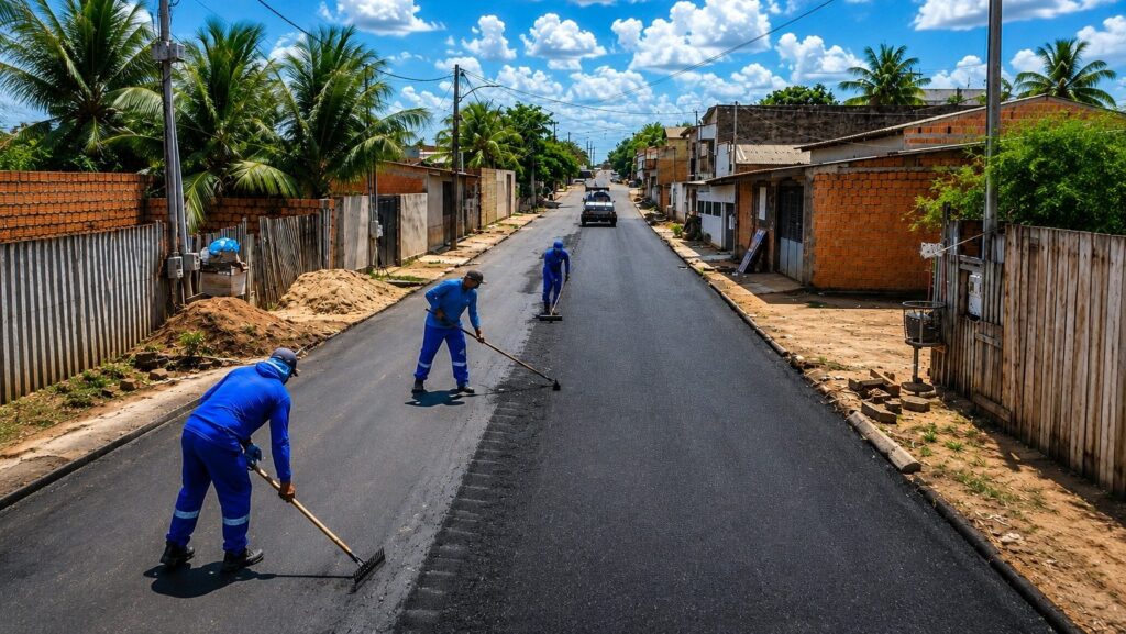 Prefeitura mantém 12 frentes de serviços em bairros de Rio Branco neste sábado