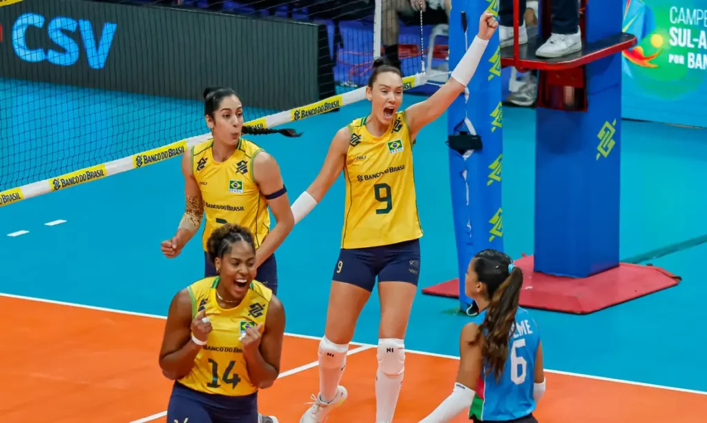 Brasil vence Argentina e garante vaga no vôlei feminino em Los Angeles 2028