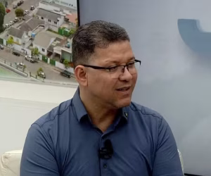 Marcos Rocha em entrevista à Rede Amazônica. — Foto: Rede Amazônica.